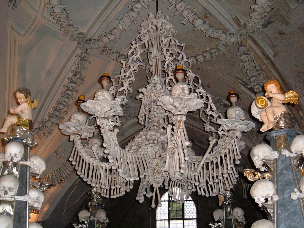 Sedlec Ossuary chandelier
